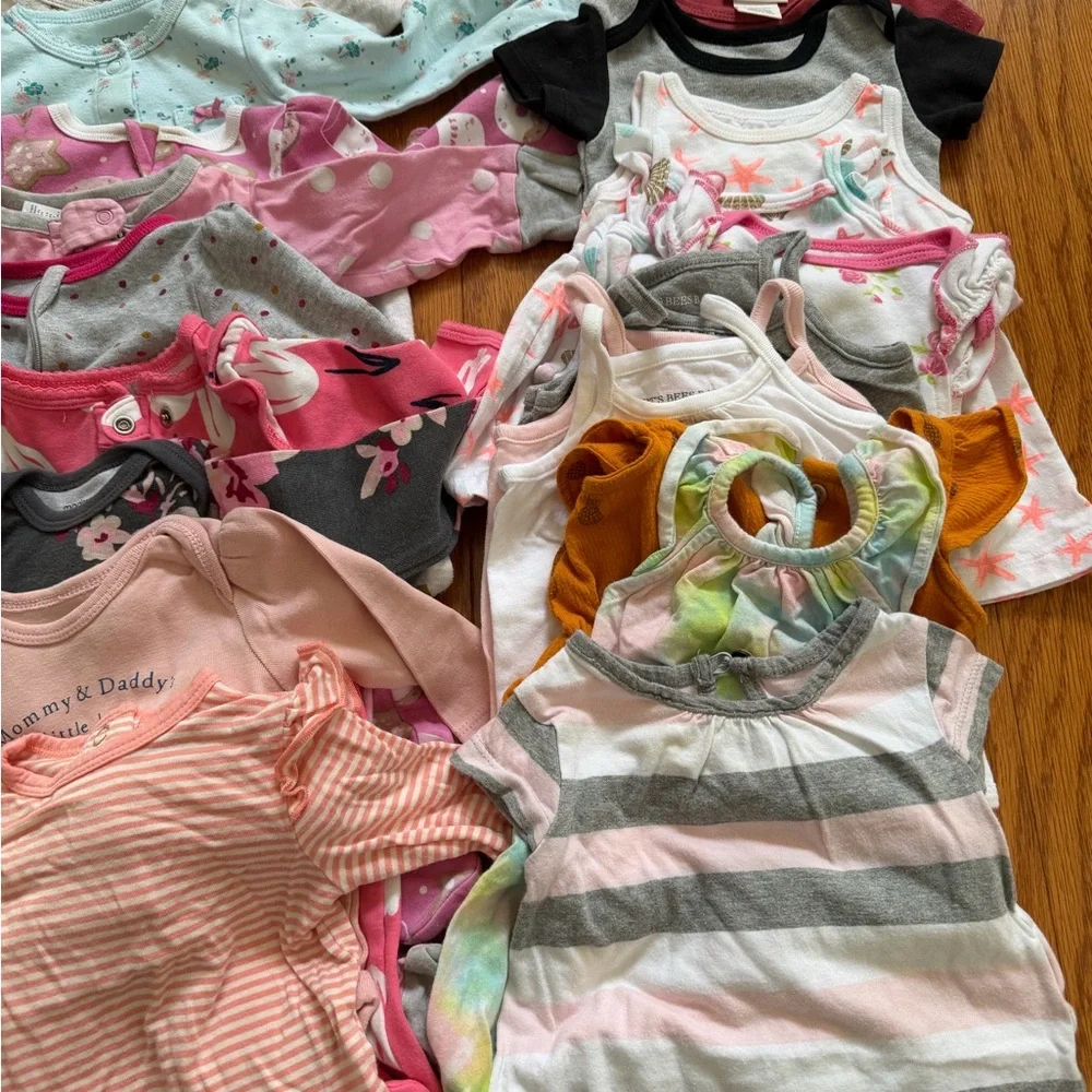 Assorted Baby Girl Clothing Set Mixed Lot 0-3 months m outfits pants - Picture 5 of 8
